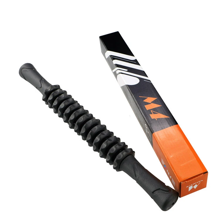 Muscle Massage Roller Yoga Stick Fat Body Massager Relaxation Tool with Round Ball