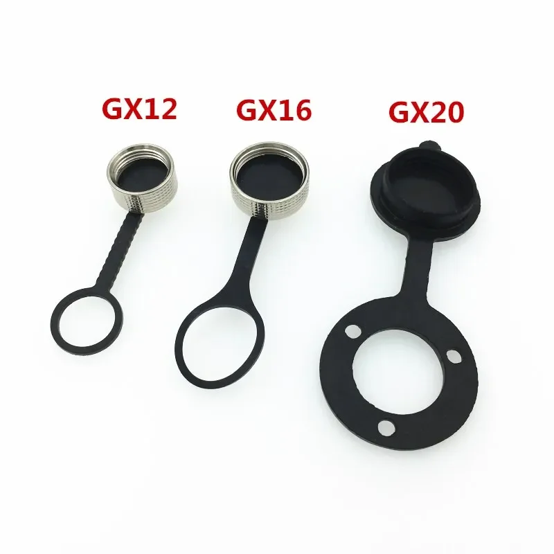 1Pcs GX12 / GX16 / GX20 Aviation Waterproof Cover Caps Connector Dust Metal / Rubber Cap Circular Protective Sleeve Plug