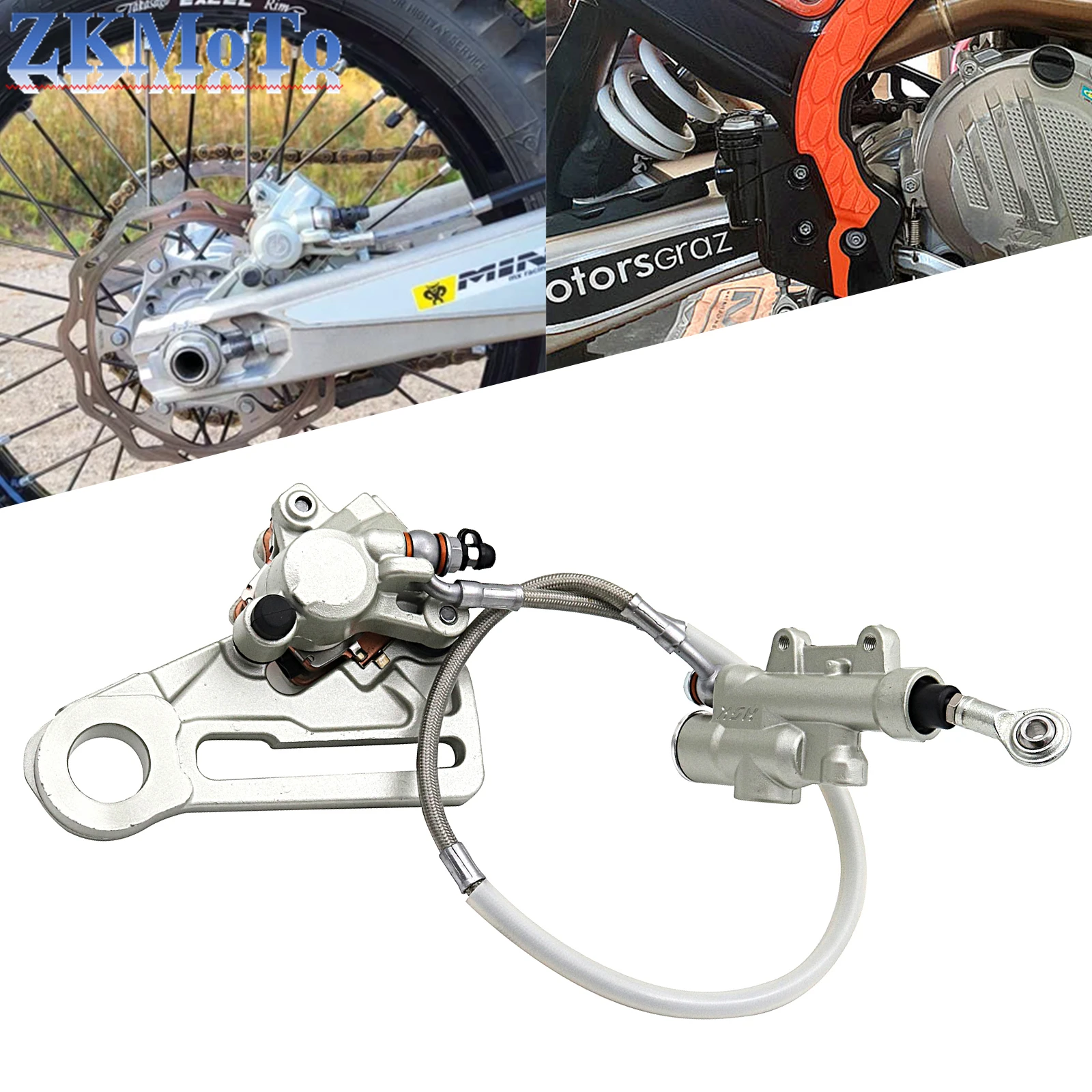 motocross 25mm Rear Brake Pump Assembly Brake Caliper For KTM EXC Husqvarna TC FC TE FE TX FX 125 250 350 450 501 2014-2022 2023