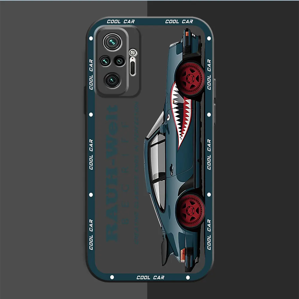 JDM Tokyo Drift Sports Car Phone Case for Xiaomi Redmi 12 12C 9 10A 9T 9i 13C 5G 13 4G A1 A2 Plus A3 K40 K50 K60 Pro Cover