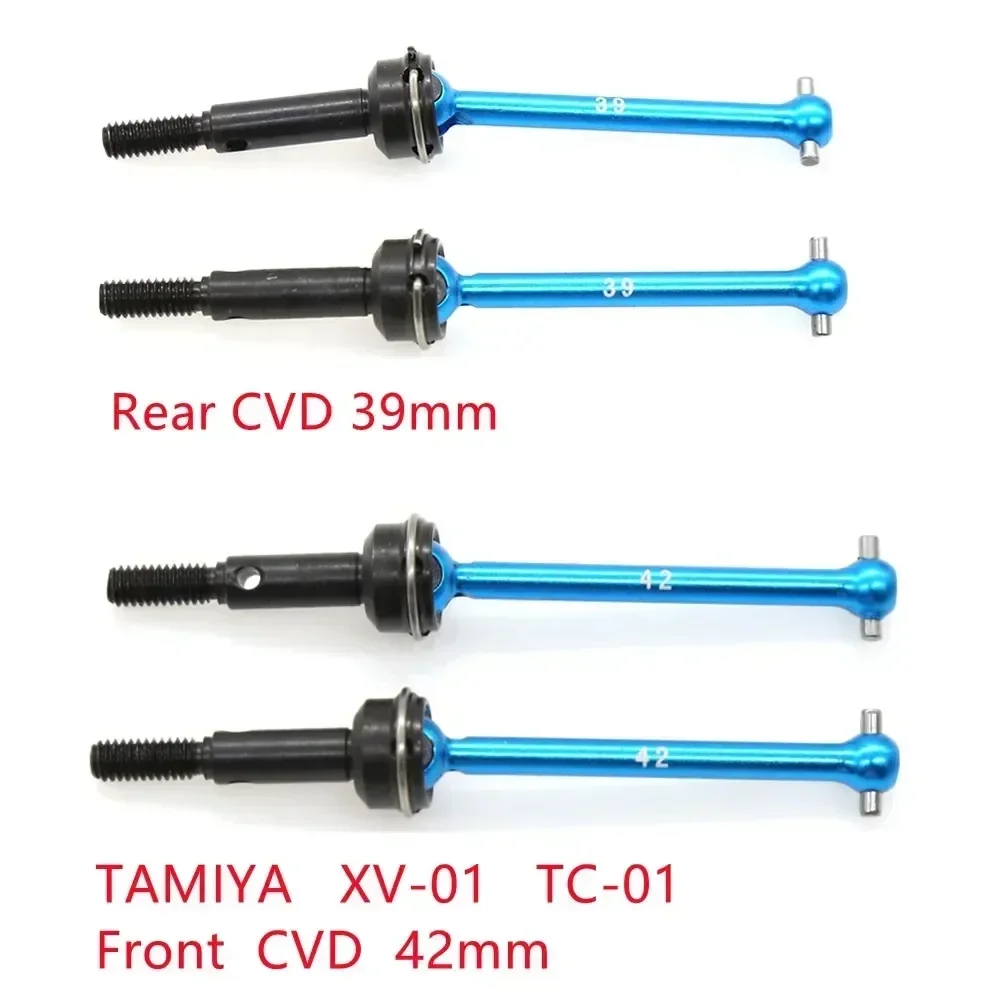Front and Rear Drive Shaft CVD 54515 54516 42mm 39mm for Tamiya XV-01 TC-01 XV01 TC01 1/10 RC Car Upgrade Parts Accessories