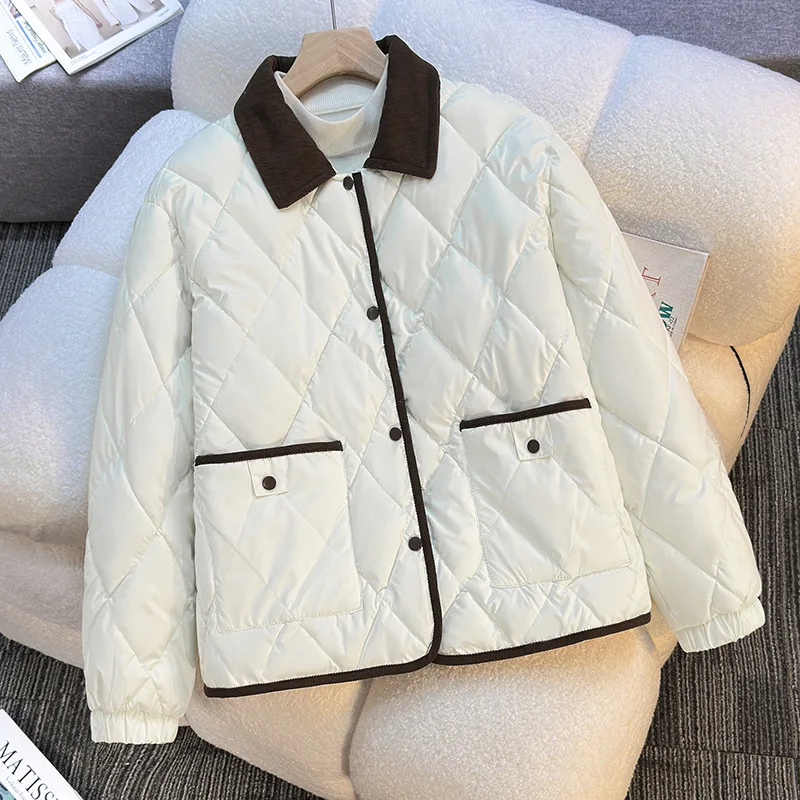 PinkyIsBlack Warm Winter New Quilted Cotton-padded Jacket Women's Short Loose Lapel Korean Women's Clothes Puffer Outwear