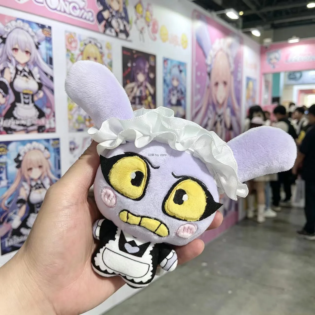 Squeezable Squeaky The Amazing Digital Circus Plush Keychain 3 Styles Maid Jax Pomni Caine Soft Fluffy Bag Pendant Anime Gift