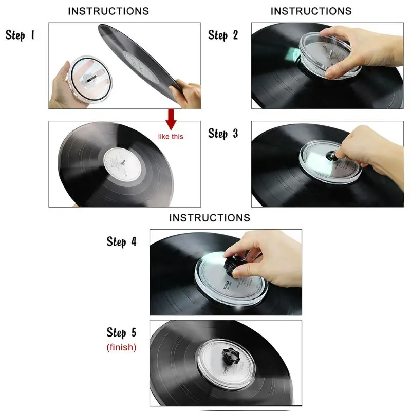 Ottimo strumento per la pulizia dei dischi in vinile Detergente per dischi in vinile per dischi in vinile LP Drop Shipping