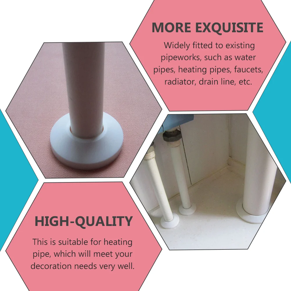 12 Pcs Drain Pipe Accessories Decoration Cover Heatsinks 500X500X150CM Pvc Water Accessory Radiator