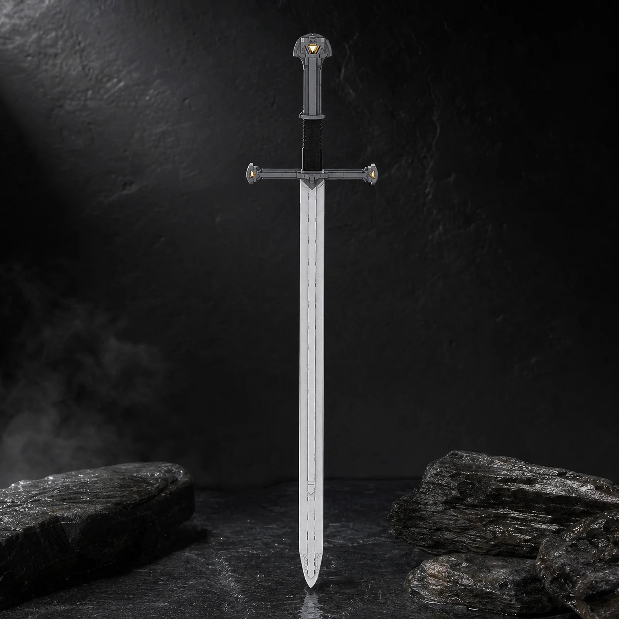 

Medieval King Sword Building Blocks Fantasy Longsword Model Bricks DIY Creative Ornament Collection Gift For Fans
