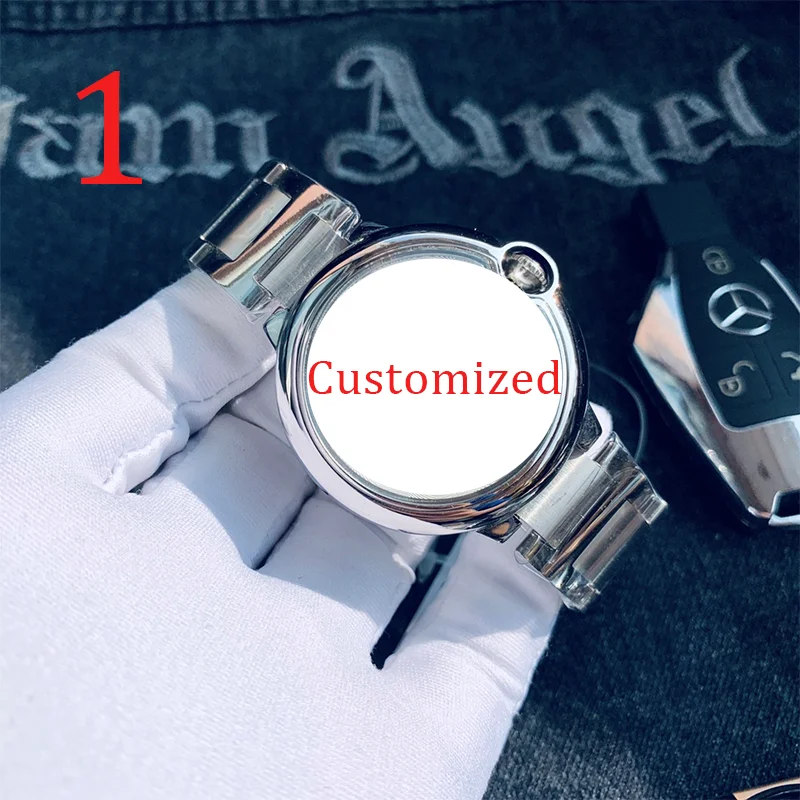 يمكن تخصيص ساعات رجال الأعمال الكلاسيكية لعام 2025 ميكانيكية أوتوماتيكية بالكامل للرجال والنساء بحزام من الفولاذ المقاوم للصدأ