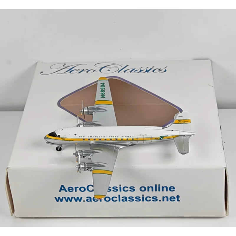 

AeroClassics 1/400 Scale Pan American Gruma DC-4 N68904 Die-cast Alloy Aircraft Model Collectible Decorative Item Gift