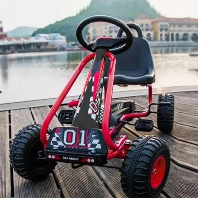 New Style 4 Wheel Pedal Go Kart For Kids Riding Amusement Go Kart