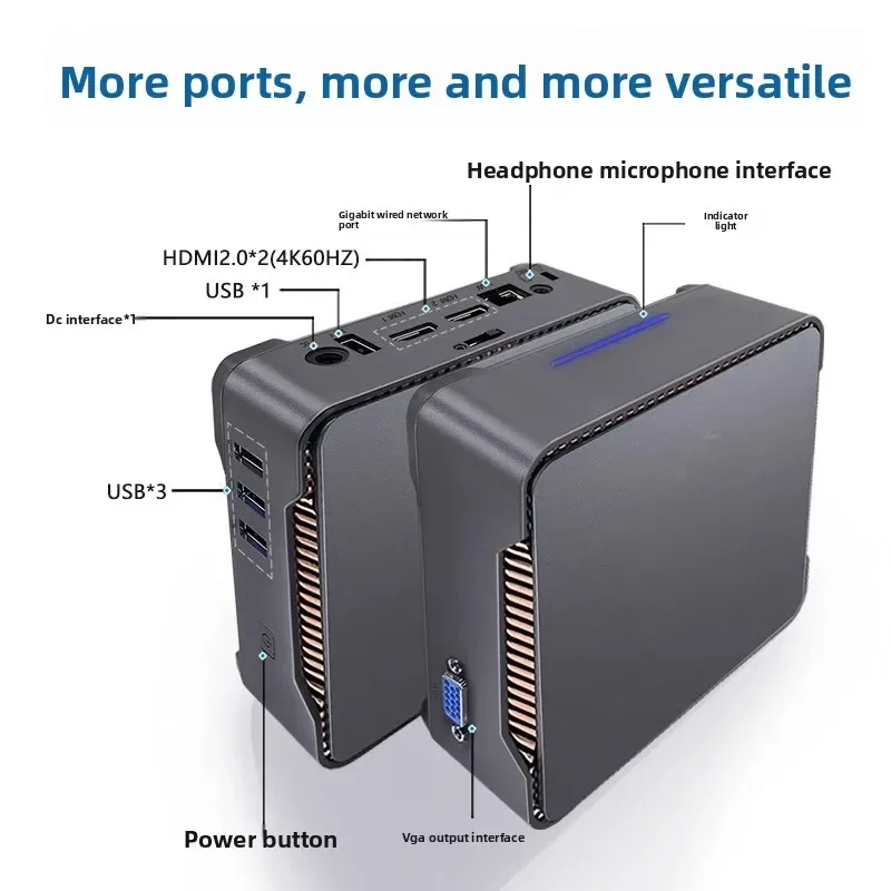 

AlderLake-N100/N150 mainframe microcomputer, Windows 11, home, office, gaming, 4K portable PC