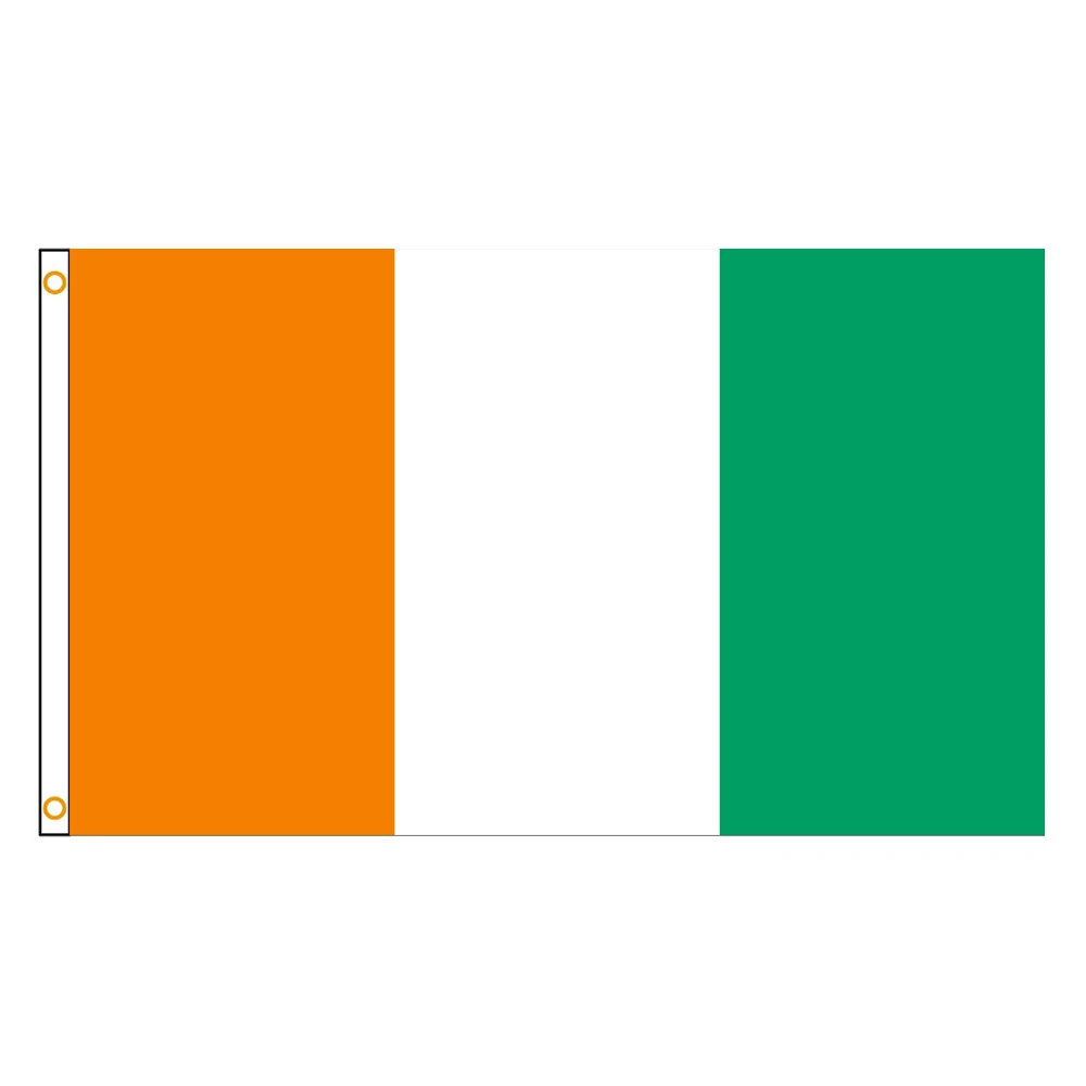 60×90 90x150 120×180CM Ivory Coast Emblem Flag Polyester Printed Banner Tapestry For Decor