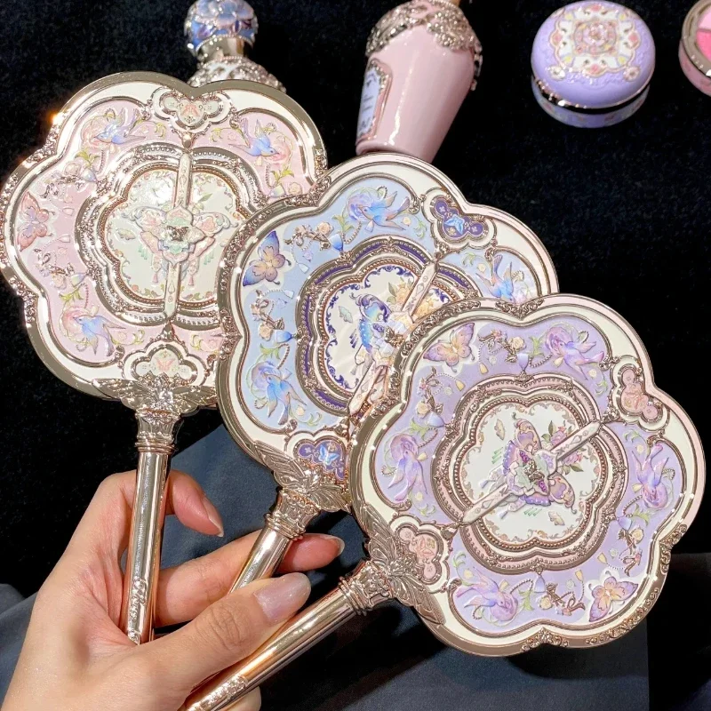 Flower Knows Butterfly Cloud Collar Collection  Handheld Mirror Delicate Beauty Makeup Tools