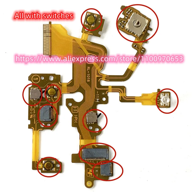Nowy Top pokrywę pokrętło trybu gramofon Flex kabel do SONY A7 A7S A7K A7R części do aparatu z przełącznikiem