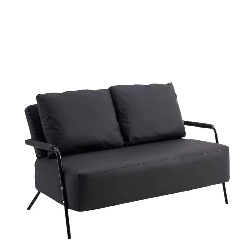 

New sofa living room simple Nordic Internet celebrity bedroom apartment single double small apartment sofa oil wax wind