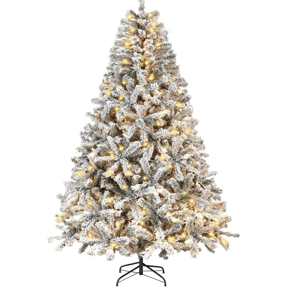 

Christmas Tree 7.5 Ft Prelit LED Christmas Tree Bright Lighted with 470 Warm White Lights, 7.5 Artificial Christmas Tree