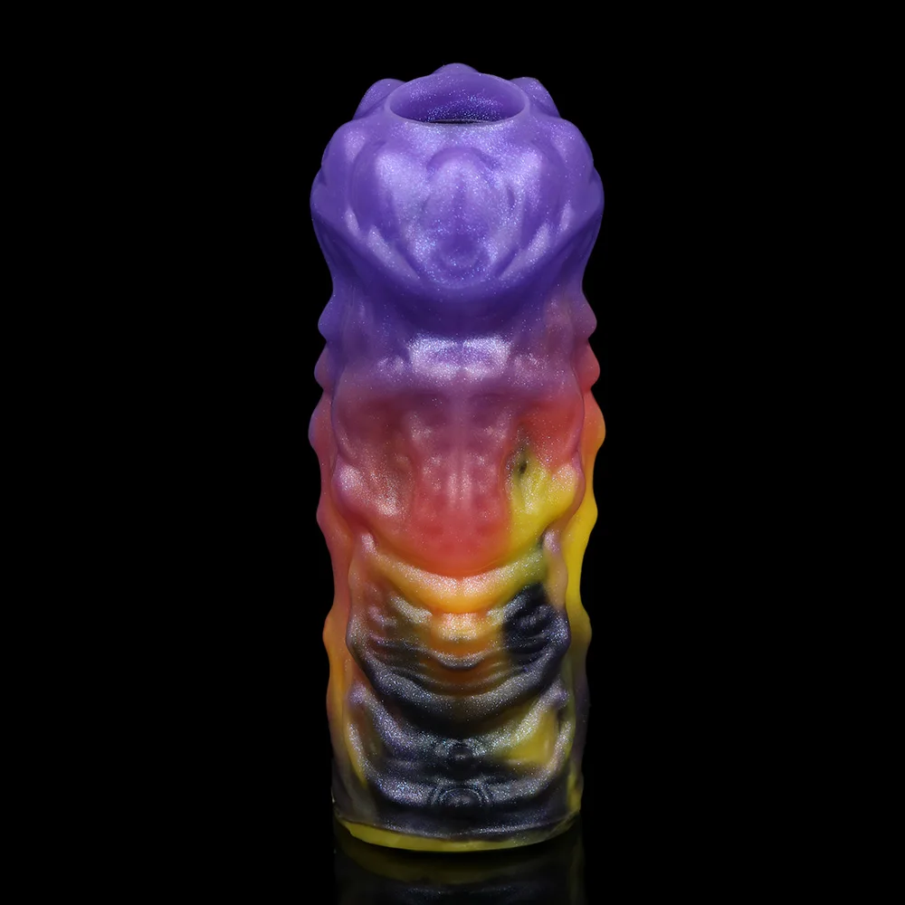 SHAZ Fantasy Alien Dildo Sleeve Dragon Penishülle Penisvergrößerung Sexspielzeug für Erwachsene für Männer Homosexuell 18+ нака finans