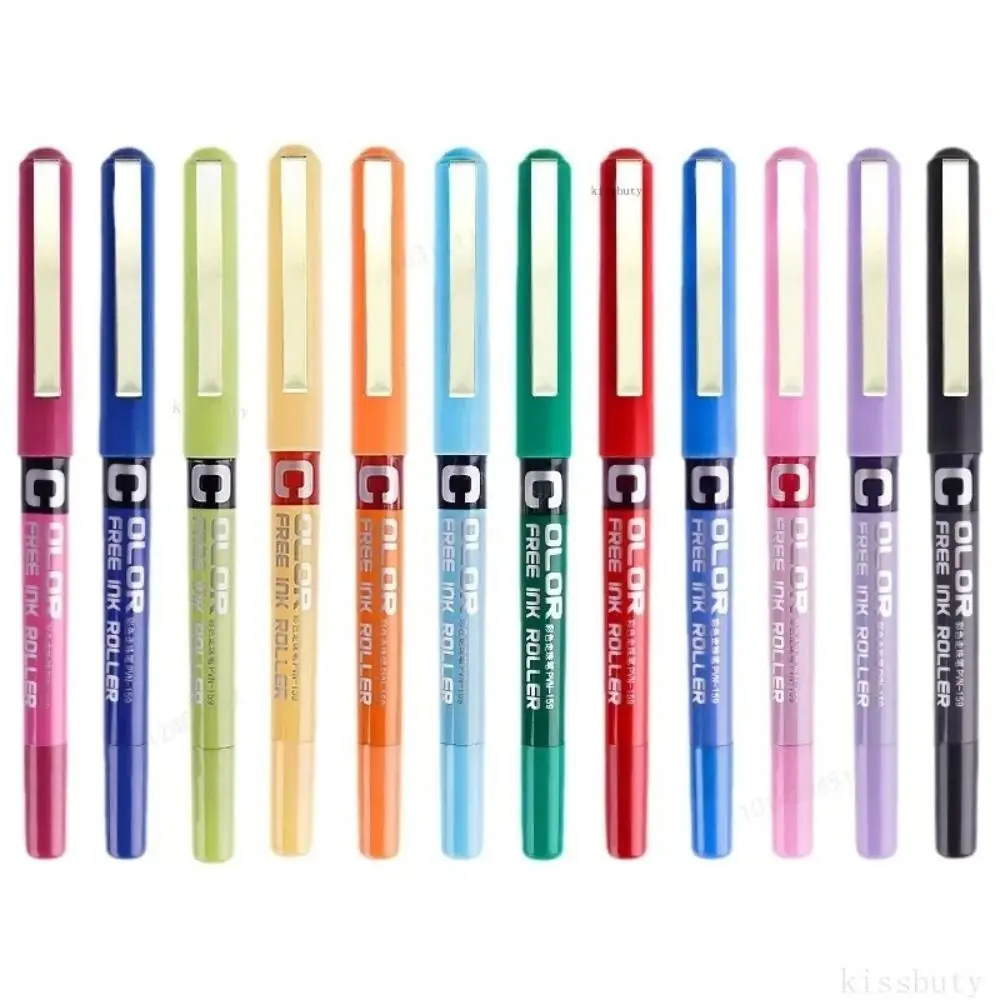 Gift Plastic Naaldvat Neutrale Pen Stationaire 0.5Mm Inkt Balpen Extra Fijne Pengel Pen Kantoor