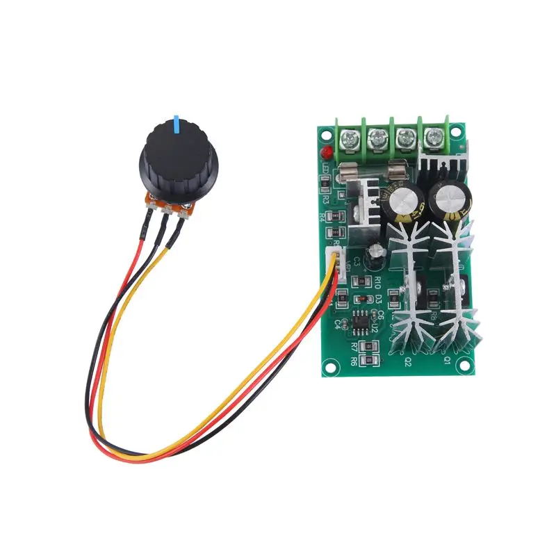 

B48A 20A PWM DC Motor Speed Controller 12V 24V 36V 48V With Potentiometer Knob Switch
