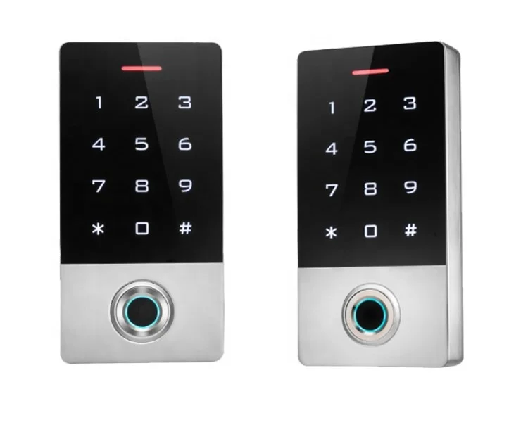 

July005 IP68 Waterproof Standalone Door Access Control with Touch Keypad & Biometric RFID Fingerprint Recognition Night Vision F