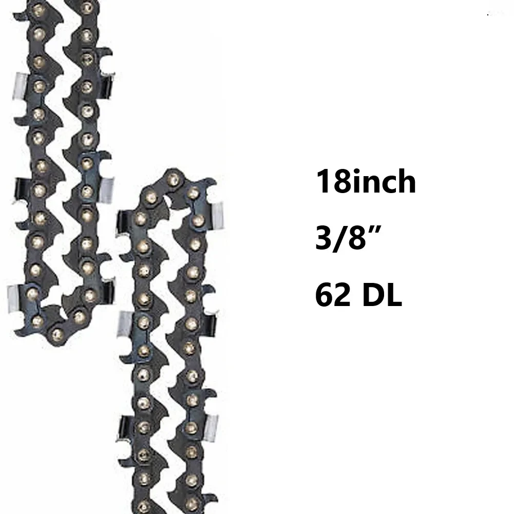 Full Chisel Chain Gauge .050 Inch Pitch 3/8 Inch Low Profile Chain Saw Parts For A Chainsaw Chain 62 Drive Links