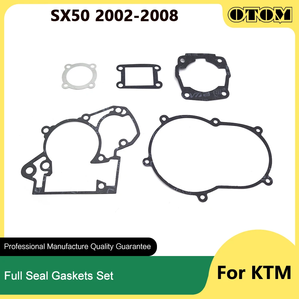 

Набор уплотнительных прокладок для мотоцикла OTOM SX50, накладка на головку цилиндра двигателя для KTM SX50 2002-2008, 2-х тактные аксессуары для велосипедов-внедорожников