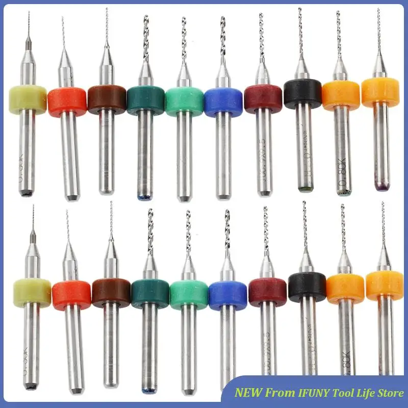 

Коробка 20X 0,3-1,2 мм, маленькие сверла для печатных плат, сверла для печатных плат, сверление, новинка