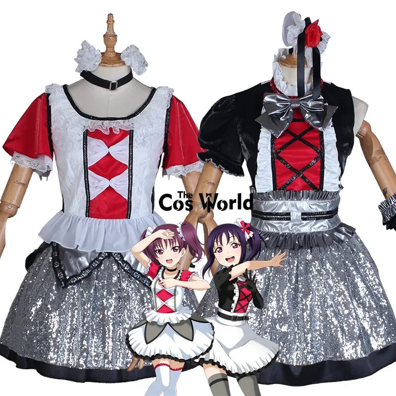 Love Live Sunshine Saint Snow Kazuno Sarah Kazuno Leah Платье Униформа Одежда Аниме Костюмы для косплея на заказ UY1332 Love Live Sunshine Saint Snow Kazuno Sarah Kazuno Leah Платье Униформа Одежда Аниме Костюмы для косплея на заказ UY1332