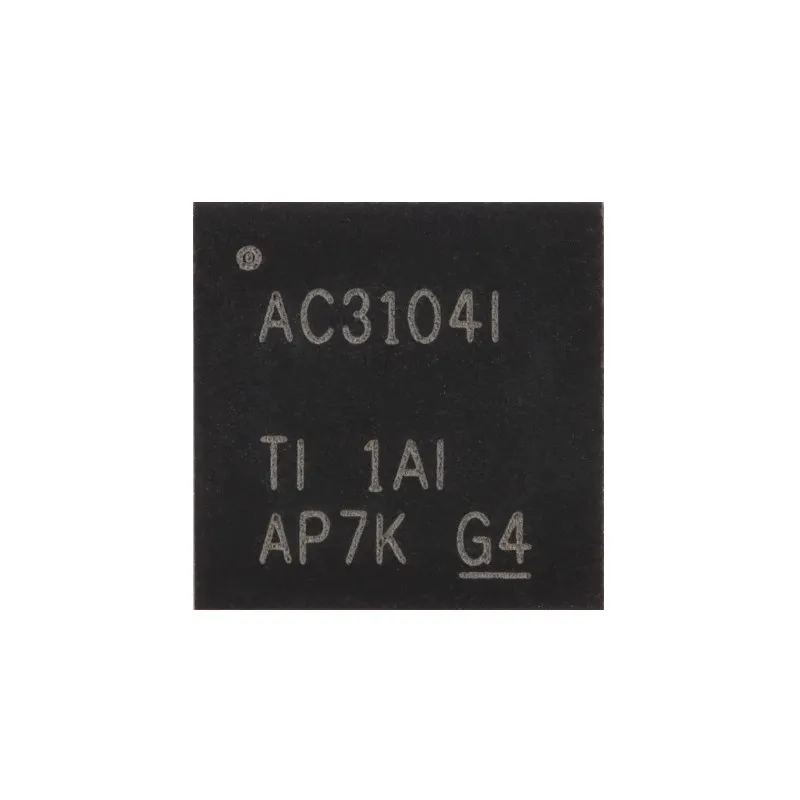 10pcs/Lot TLV320AIC3104IRHBR VQFN-32 MARKING;AC3104I Interface - CODECs Lo-Pwr Stereo CODEC Operating Temperature:- 40 C-+ 85 C