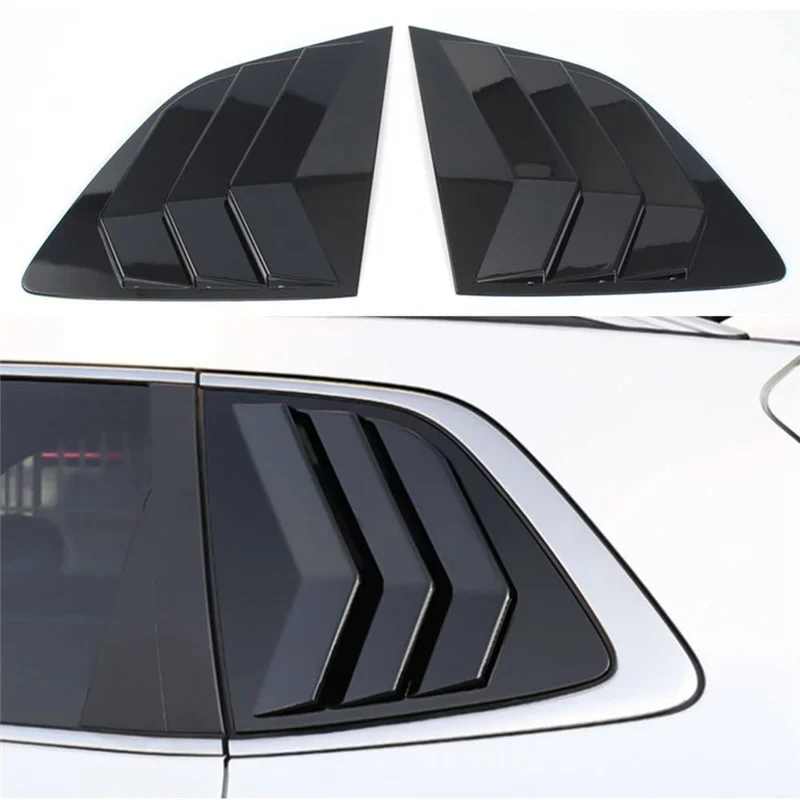 For Honda CRV 2023 Side Window Louvers Window Scoop Cover Trim Accessories (Black)