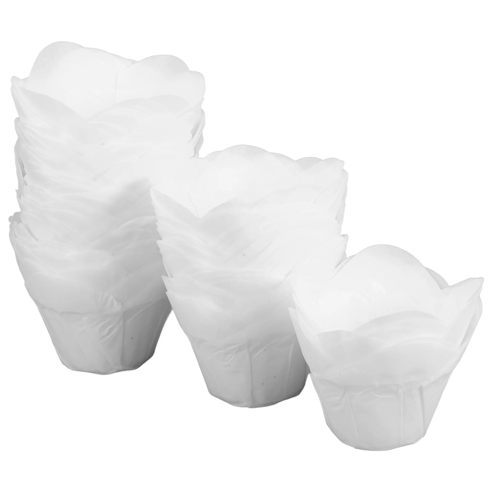 

100 Pcs Cupcake Liner Baking Lotus Mini Muffins Container Decorative Liners Cups