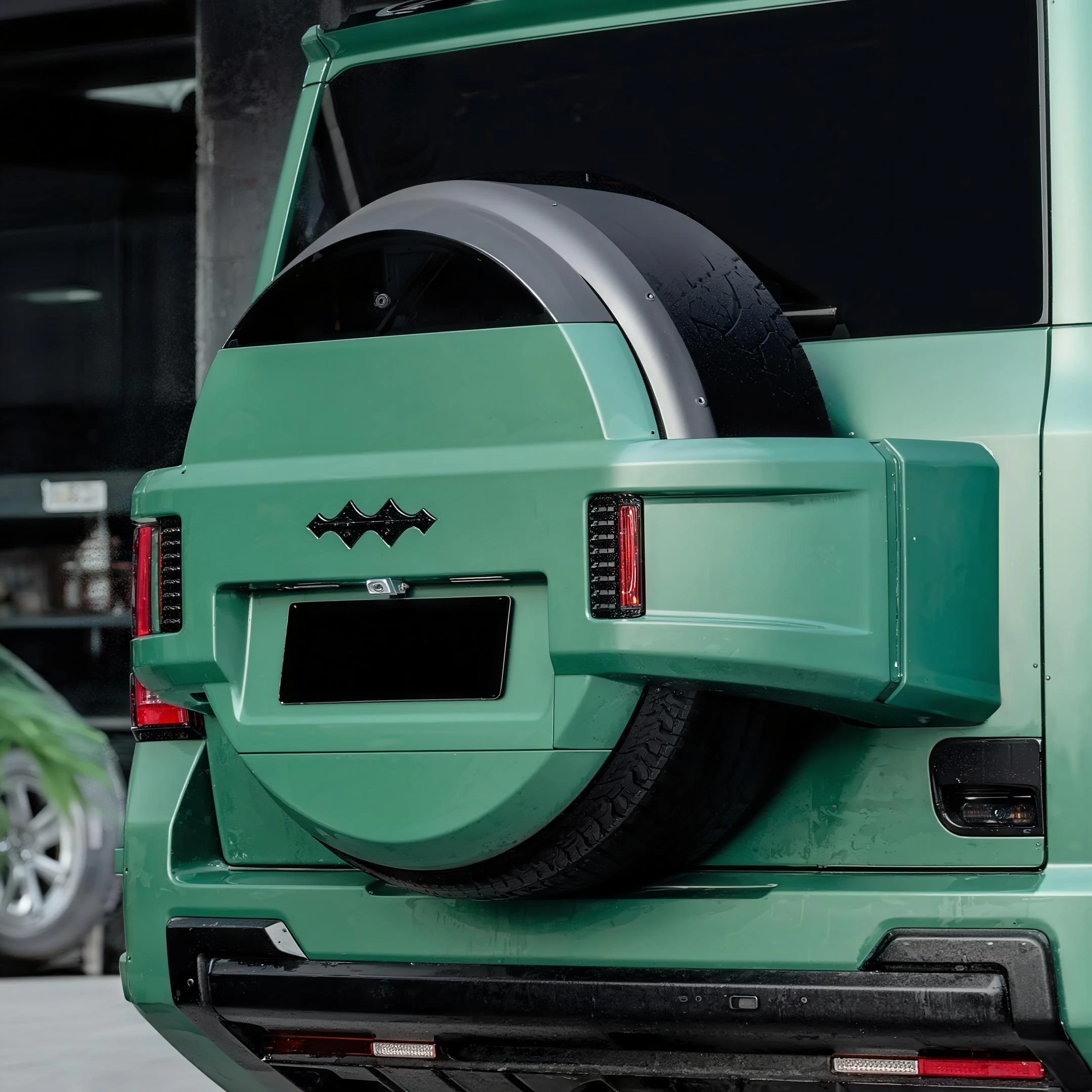 

OEM Style Waterproof ABS Plastic Spare Tire Cover for BYD Leopard 8 New Design Full Coverage Rear Mount Exterior Upgrade