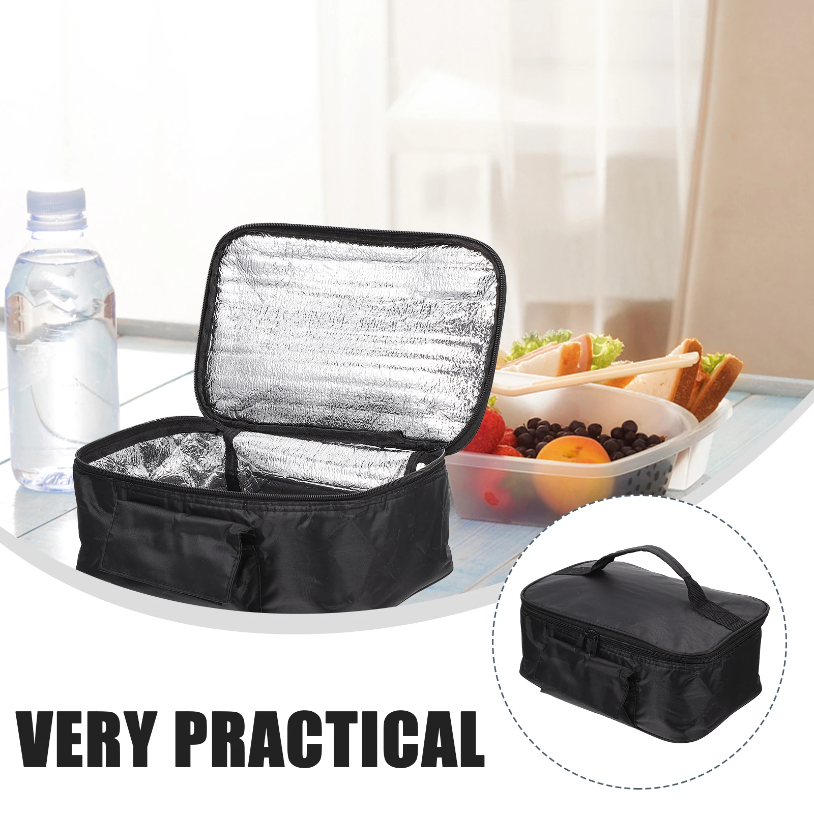 

Insulated Lunch Bag Car Portable Small Aluminum Foil Storage Bags Grocery Picnic Thermal Food Container Keeps Warm Cold