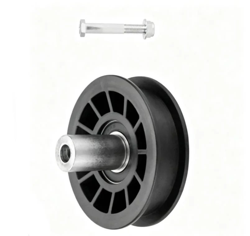 Riding Mower Pulley Flat Belt Pulley Silver Black High-strength Plastic Construction For Craftsman Lawn Tractors