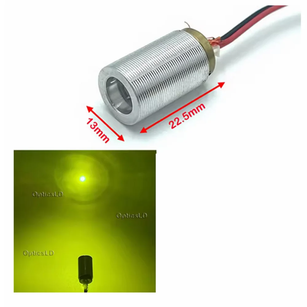 

Yellow - Green 560nm 20mW Dot Laser Diode Module
