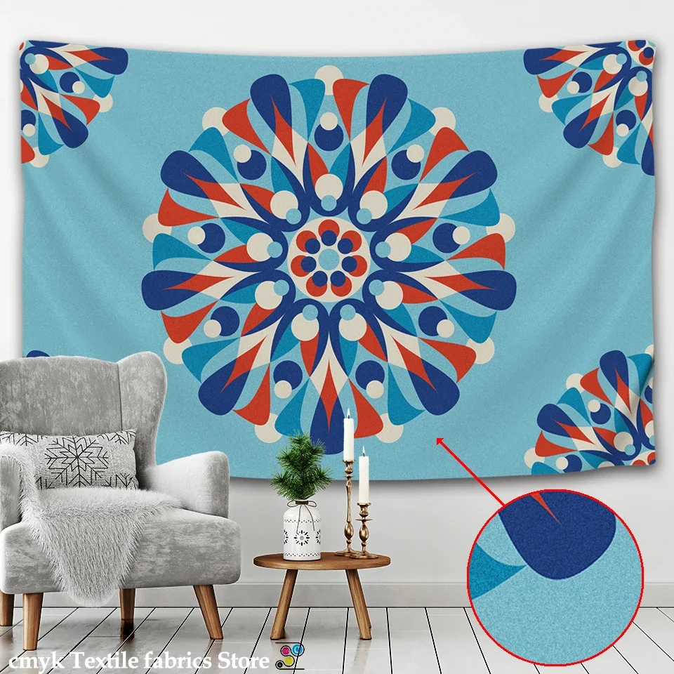 Mandala Tapestry Hippie India Boho Wall Decorative Wall Hanging Bohemian Yoga Mat Throw Blanket Rug Bedspread Table Cloth Gift