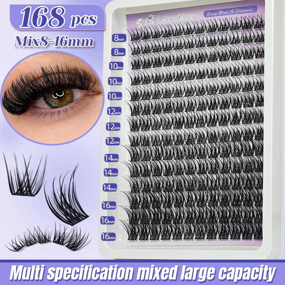yelix DIY Wimpernbüschel Natürlich Flauschig Mehrfach-Spezifikation Große Kapazität Großhandel für Schönheitssalons, Großhändler, Make-up-Profis – Detail 3