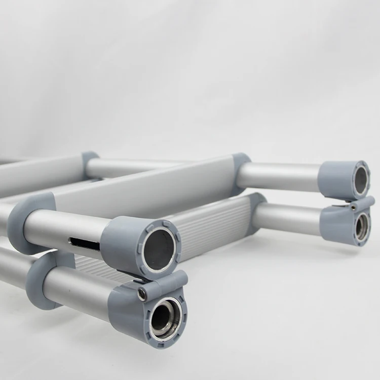 キャラバン改造折りたたみ式はしご 簡単分解設置 滑り止めステップ ルーフラック補助はしご アルミ合金製