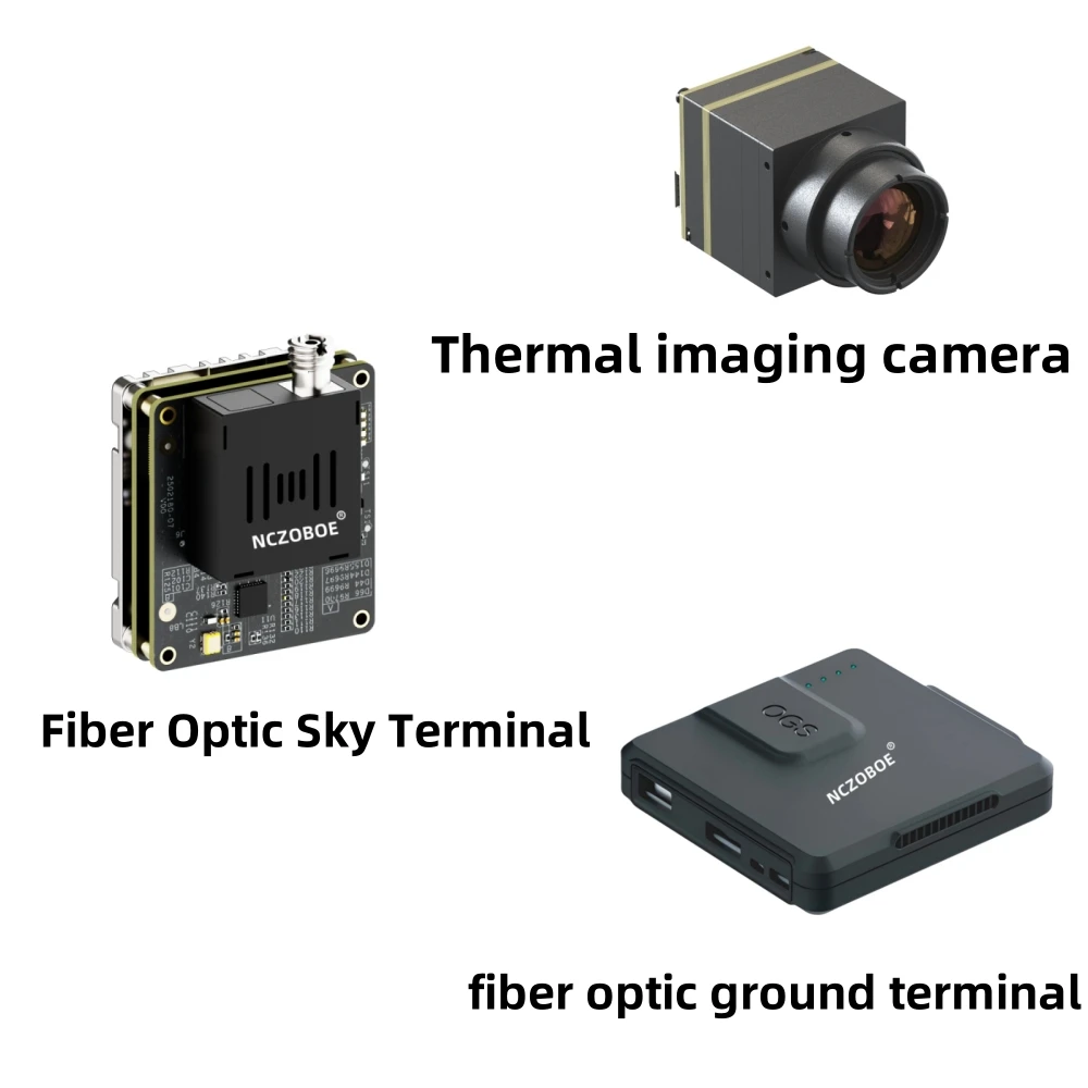 NCZOBOE Camera Module AL Locking Tracking System Drone Dual Cameras Target Lock Guidance Accessories Fiber Optic Digital Module