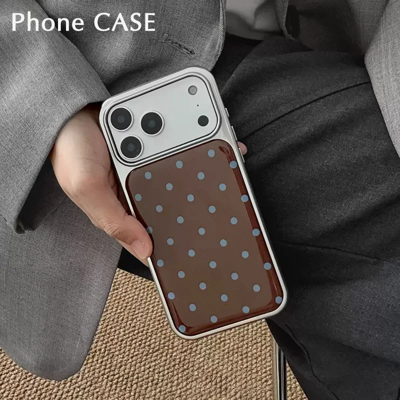 Phone Cases Highpoint - Kore tarzı dalgalı nokta desenli retro