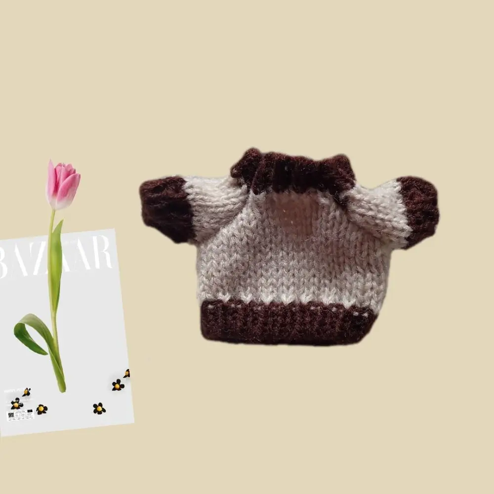 موضة دمية البلوزات عالية الرقبة الشتاء البلوزات وتتسابق متعدد الأنماط الملابس والاكسسوارات ل 10 سنتيمتر دمية القطن/لدمى المعبود