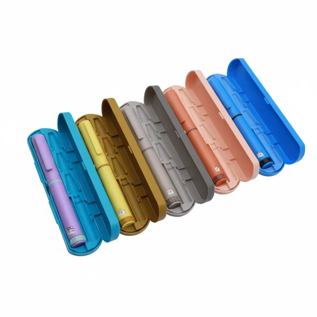 Pen Case Included Colorful V4 Reusable Durable Eco Friendly Plastic Injection Pen for Skincare Portable Compact Design