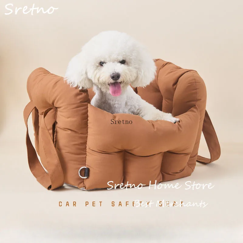 

SRETNO 2025 Pet Outdoor Safety Seat Car Cushions Waterproof Front and Rear Seats Co Pilot Dog Nest Puppy Beds cama para perros