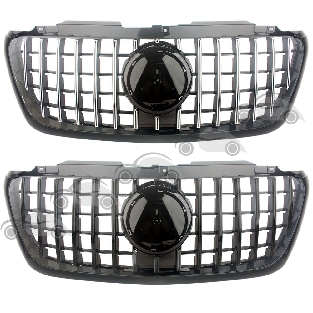 Front Racing Facelift Grilles Upper Bumper GTR Grill Panamerica Style For Mercedes-Benz Sprinter W907 2018 2019 2020 2021 2022