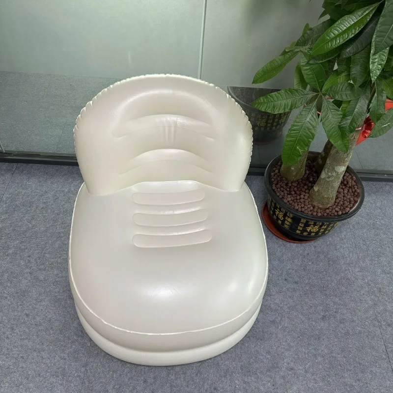 Jasmine‑Scented Portable Single Foldable Inflatable Lazy Sofa With Backrest for Outdoor Camping Picnic Beach Activities
