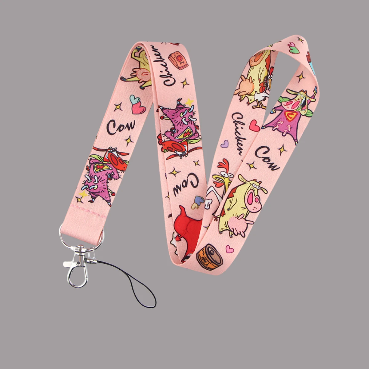 

Cartoon Comedy Lanyards For Keys Neck Strap Keychain Lariat Phone Strap Hanging Rope Gym Keyring Jewelry Accessories