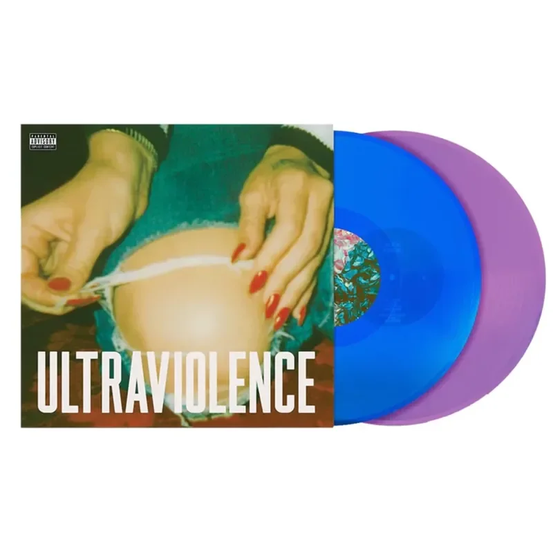

Pink and Blue Glue for Thunder Sister Lana Del Rey Ultraviolence Vinyl Record 2LP