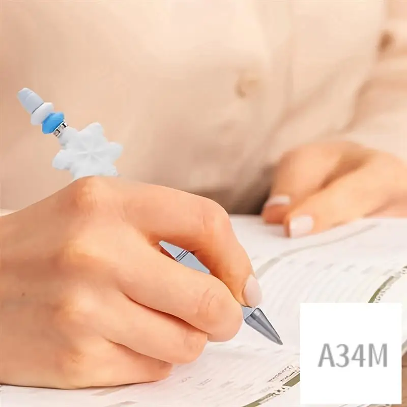 

A34M-8Set ручки из бисера, пластиковые ручки из бисера, зимняя объемная шариковая ручка, набор для изготовления ручек «сделай сам», для студентов, подростков, школы