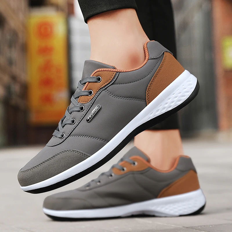 Nouveau Balan hommes chaussures en cuir Sneaker tendance chaussures de Sport respirant hommes baskets chaussures antidérapantes chaussures de vacances pour homme