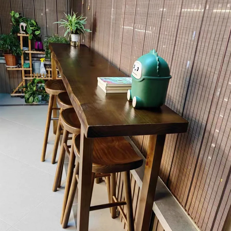 

Cocktail Kitchen Bar Tables Alcohol Bistro Groggery Outdoor Bar Tables Reception Desk Side Wine Furniture Mesa De Cocina FYBT