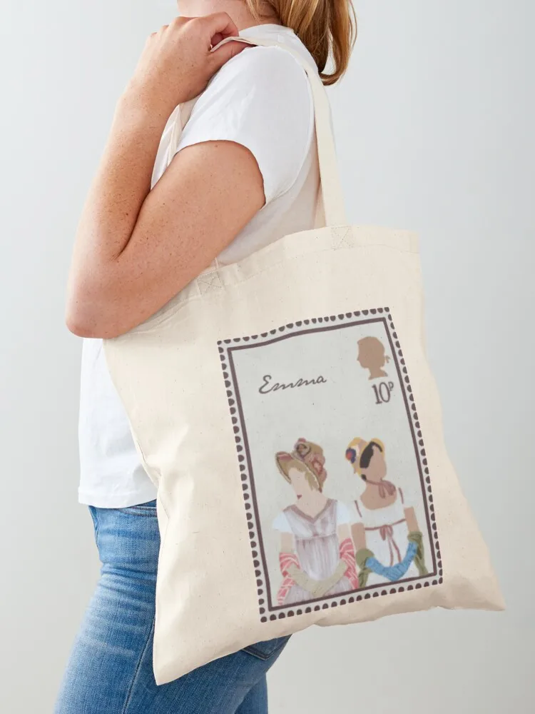 

Jane Austen Emma Stamp Tote Bag hand bag Large bags for women canvas tote bag canvas tote bags